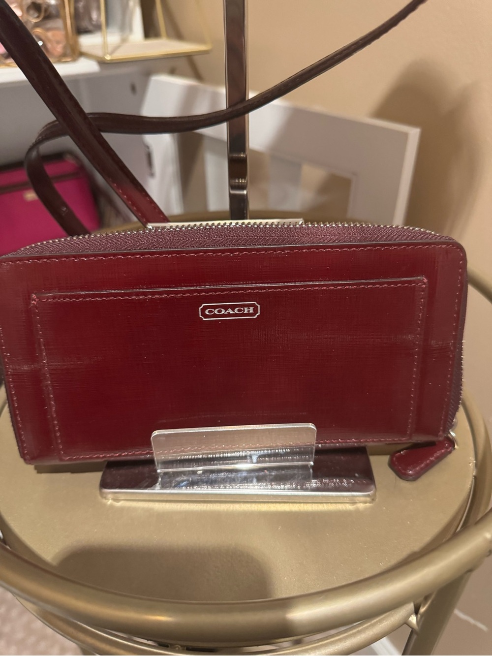 Coach Peyton Bennett Mini Satchel and Coach Darcy Accordion Zip Long Wallet - Picture 4 of 15